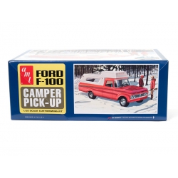 Model Plastikowy - Samochód 1:25 1963 Camper Pickup Car - AMT1412